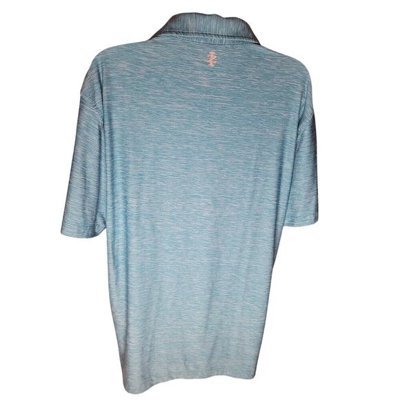 Izod Mens Golf Shirt Polo Short Sleeve Lt. Blue Sz M - Picture 4 of 6
